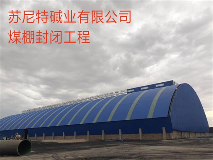 聊城蘇尼特堿業(yè)有限公司煤棚封閉工程